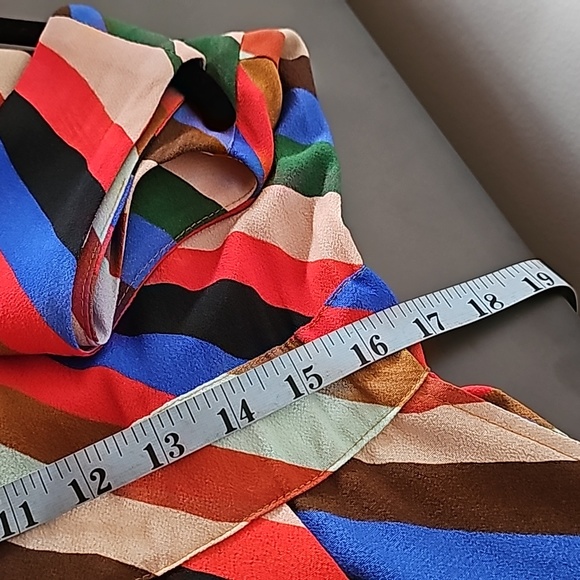 NWT TOMCSANYI ZIRC sleeveless stripe wide leg jumpsuit sz L sustainable Budapest - Picture 13 of 15